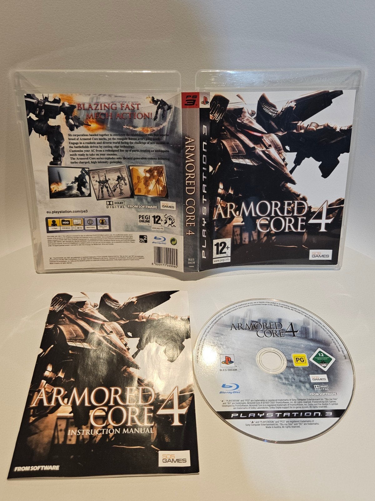 Armored Core 4 PS3, Avontuur en Actie, 1 speler, Ophalen of Verzenden, Zo goed als nieuw