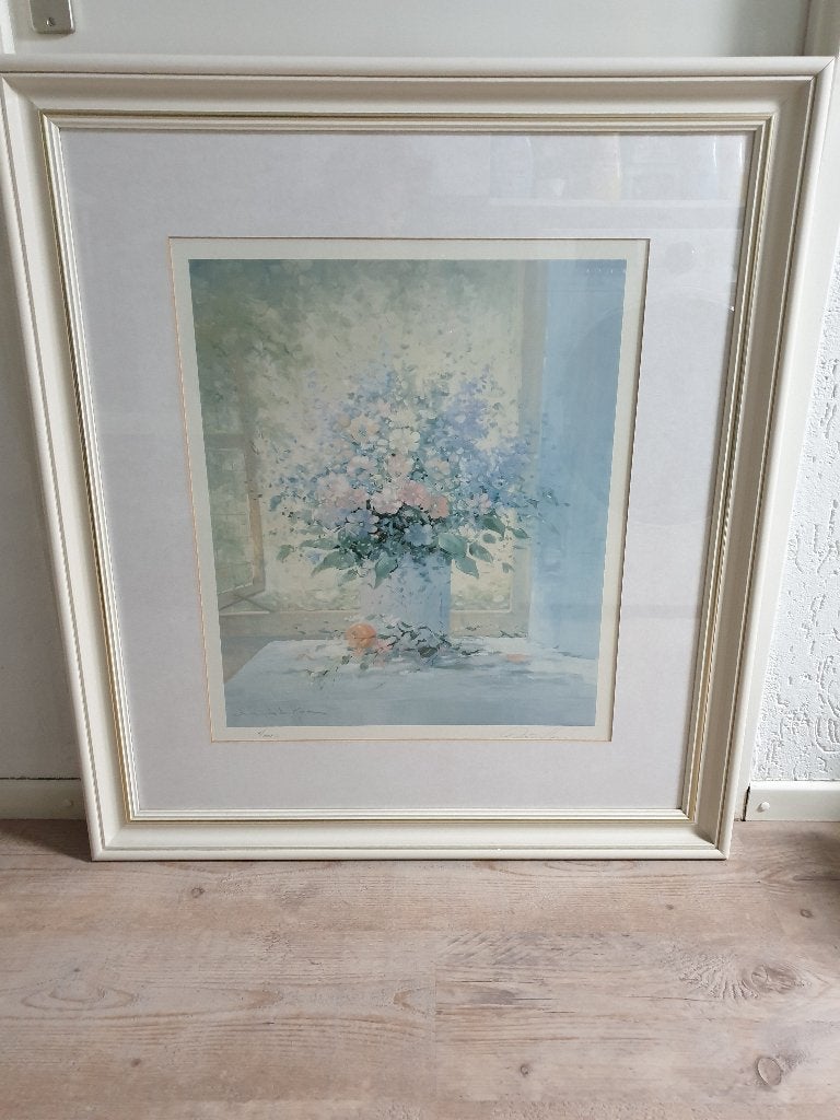Lithoprint lijst Rob de Haan genummerd en gesigneerd, Ingelijst, Ophalen, Overige onderwerpen, Lithografie