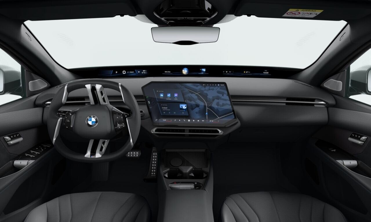 BMW i3 50 xDrive M Sport / Panoramadak / Trekhaak / 3D Head-, Auto's, Automaat, Dealer onderhouden, Zwart, Leder