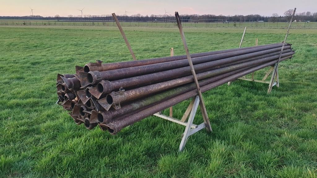 Laval beregeningsbuizen en hulpstukken, diameters 60 en 80mm, Tuin en Terras, Tuinslangen, Gebruikt, Tuinslang, Ophalen