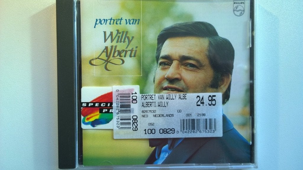 Willy Alberti - Portret Van, Ophalen of Verzenden, Zo goed als nieuw, Levenslied of Smartlap