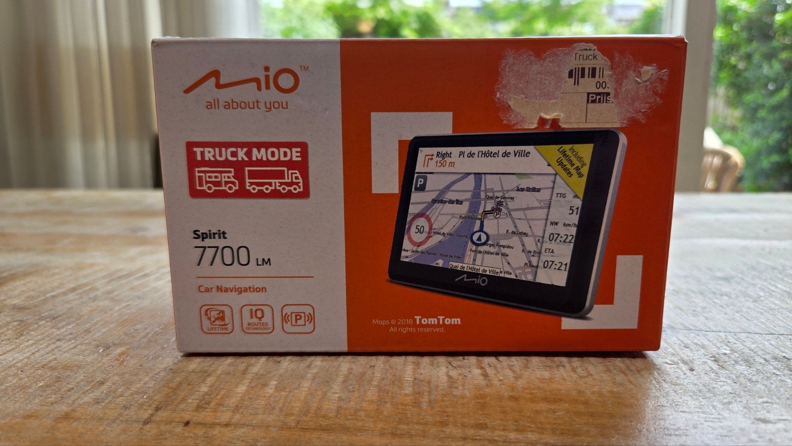 Mio Spirit 7700 LM Navigatiesysteem met Truck Mode, Ophalen of Verzenden, Zo goed als nieuw