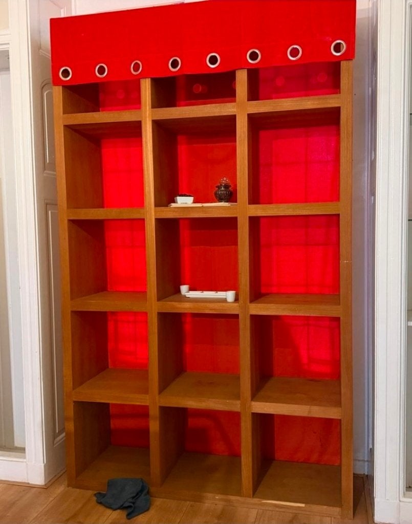 Teak Groot Boekenkast, Huis en Inrichting, Ophalen, 100 tot 150 cm, 200 cm of meer, Teakhout
