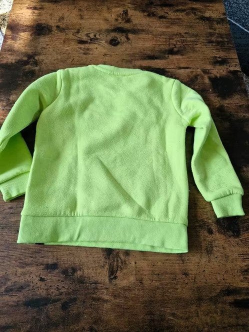Neon groene trui outstanding maat 86 h3, Wibra, Truitje of Vestje, Onbekend, Ophalen of Verzenden