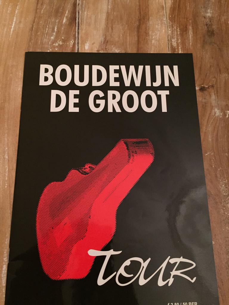 BOUDEWIJN DE GROOT Tour boek programma 1998 1999, Boeken, Ophalen of Verzenden