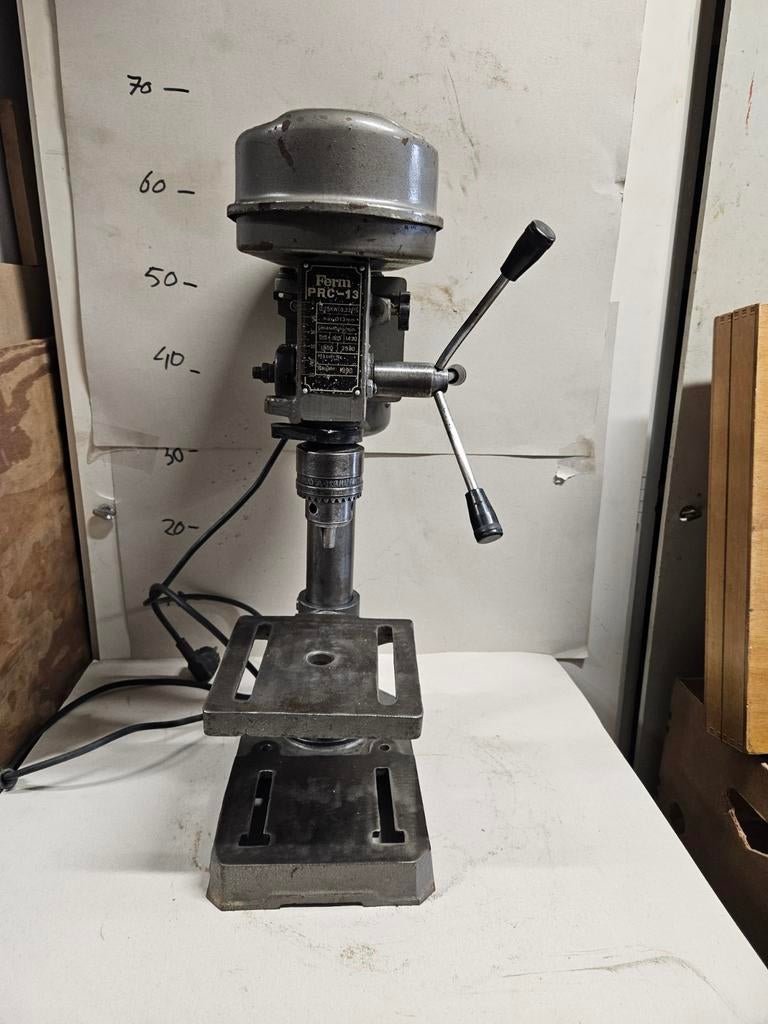 Ferm PRC-13 Kolomboormachine - Bouwjaar 1990, Doe-het-zelf en Verbouw, Ophalen of Verzenden, Gebruikt, Minder dan 400 watt, Kolomboormachine