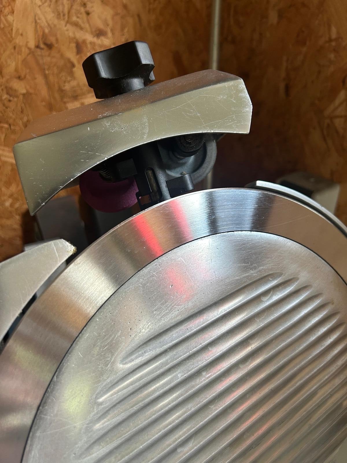 RVS Snijmachine Rhieninghaus Mondial met nieuw mes, Huis en Inrichting, Keuken | Keukenbenodigdheden, Gebruikt, Ophalen