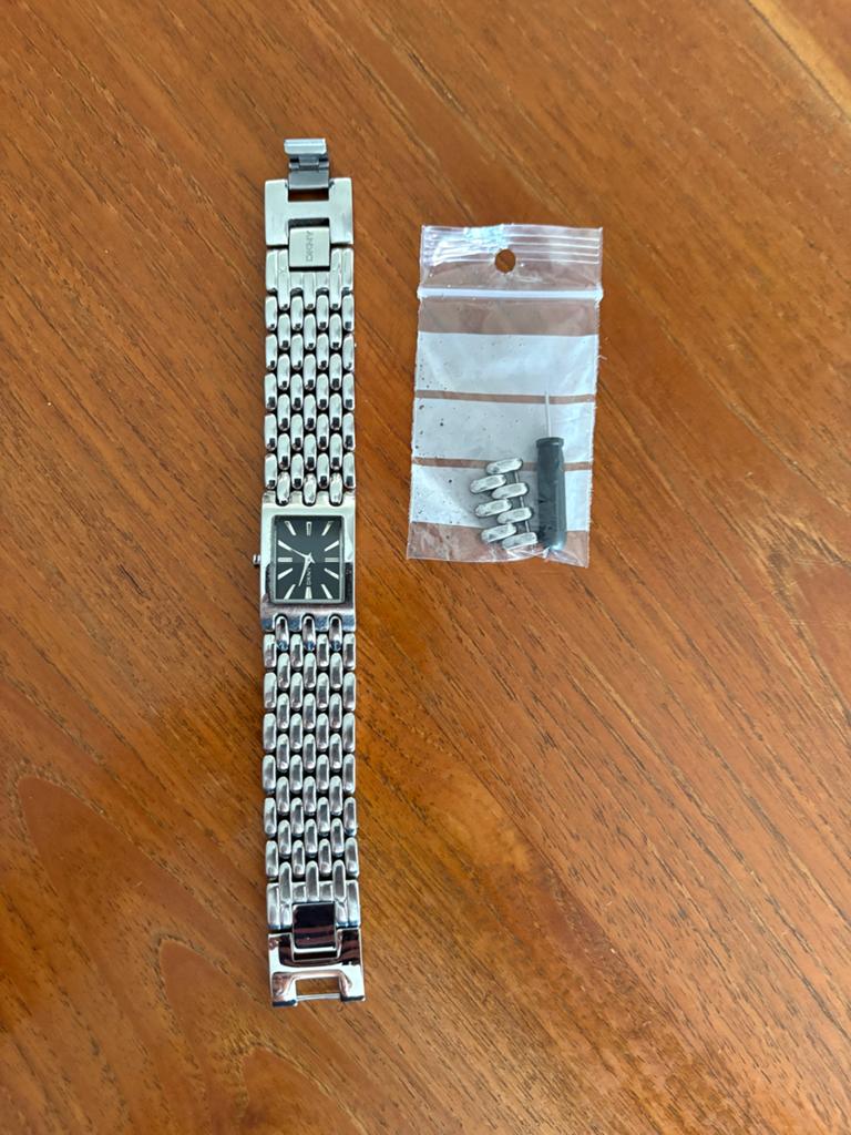 DKNY Horloge - Stijlvol Dames Polshorloge, Gebruikt, Staal, DKNY, Polshorloge
