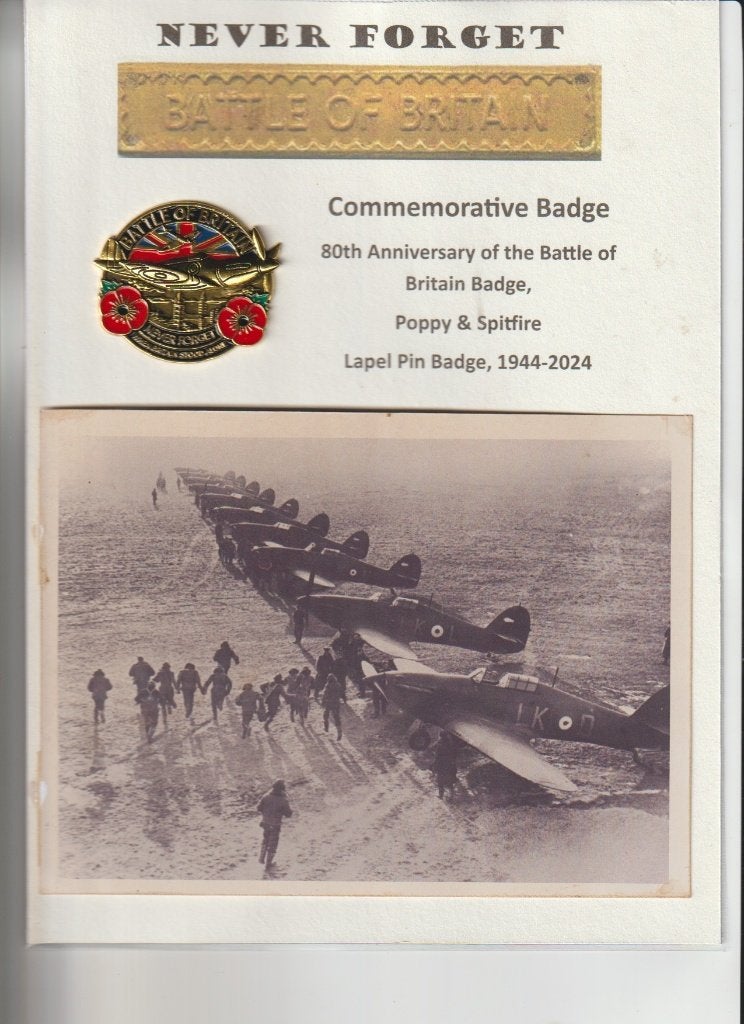 Medaille 80ste verjaardag van "Battle of England" 2024, Ophalen of Verzenden, Luchtmacht, Duitsland, Lintje, Medaille of Wings