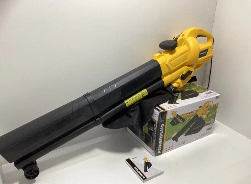 Powerplus Bladblazer/Zuiger 3300W - in doos, Met opvangzak, Handgedragen, Ophalen of Verzenden, Zo goed als nieuw