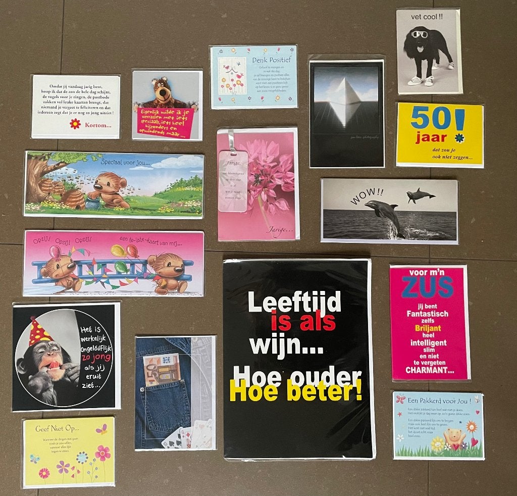 Verjaardagskaarten valentijnskaarten wenskaarten NIEUW, Ophalen of Verzenden, Nieuw