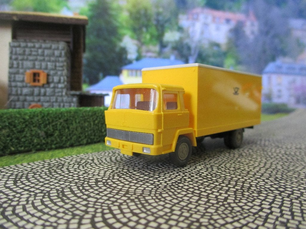 Magirus 100 D7 F - Wiking 426 Deutsche Post, Ophalen of Verzenden, Zo goed als nieuw, Bus of Vrachtwagen, Wiking