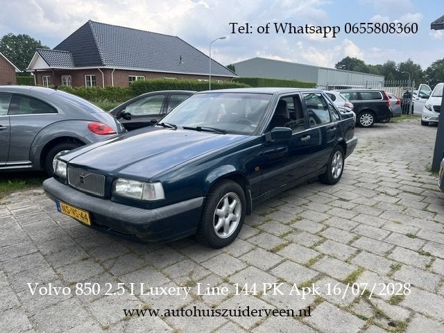 Volvo 850 2.5 I Luxery Line 144 PK Apk 16/07/2028 (bj 1996), Auto's, Origineel Nederlands, Bedrijf, Grijs, Sedan