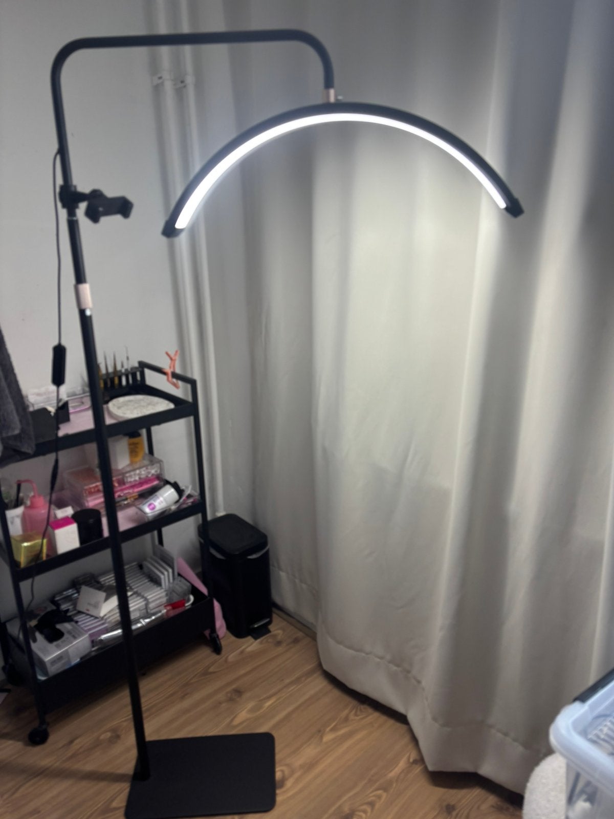 Halve maan lamp, Ophalen, Zo goed als nieuw, Minder dan 100 cm