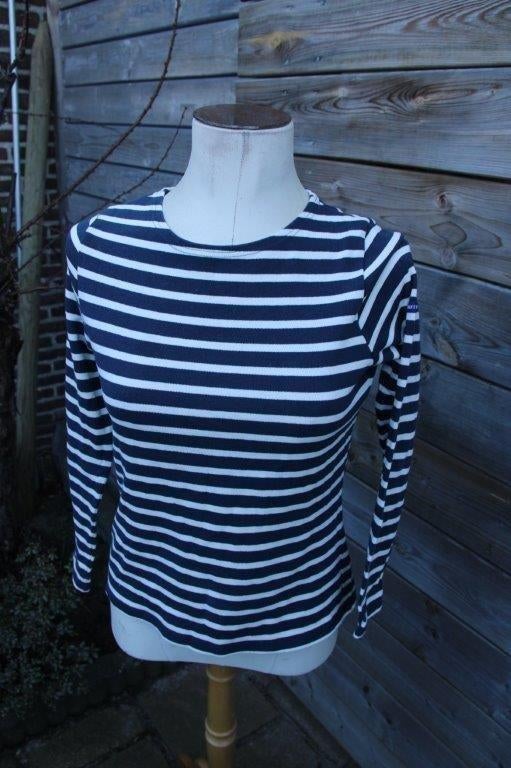 Trui dun blauw/ beige Saint James mt 34 Vaste prijs, Zo goed als nieuw, Maat 34 (XS) of kleiner, Saint James, Verzenden
