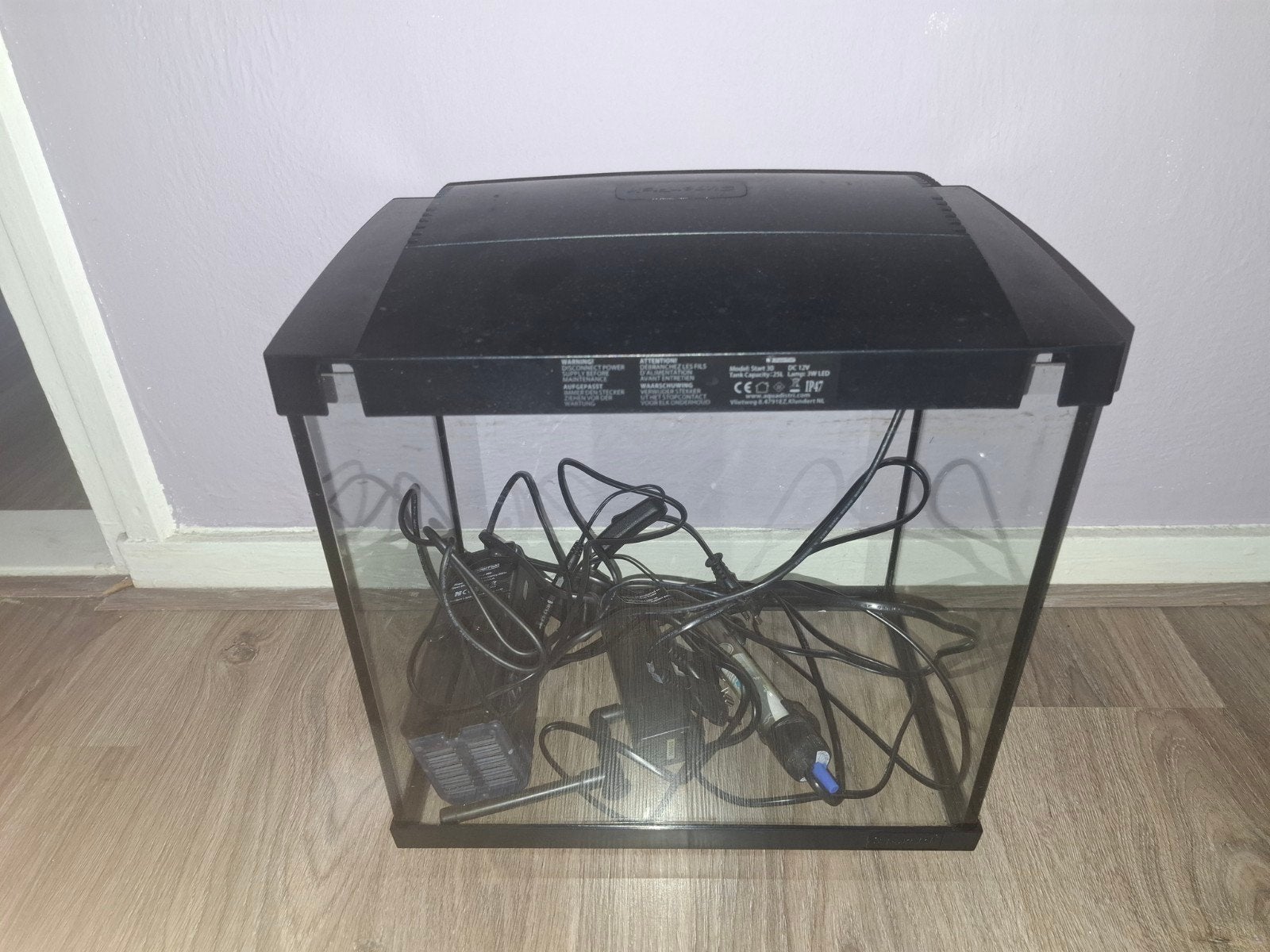 aquarium 2 stuks, Ophalen of Verzenden, 25 tot 50 cm, Rechthoekig