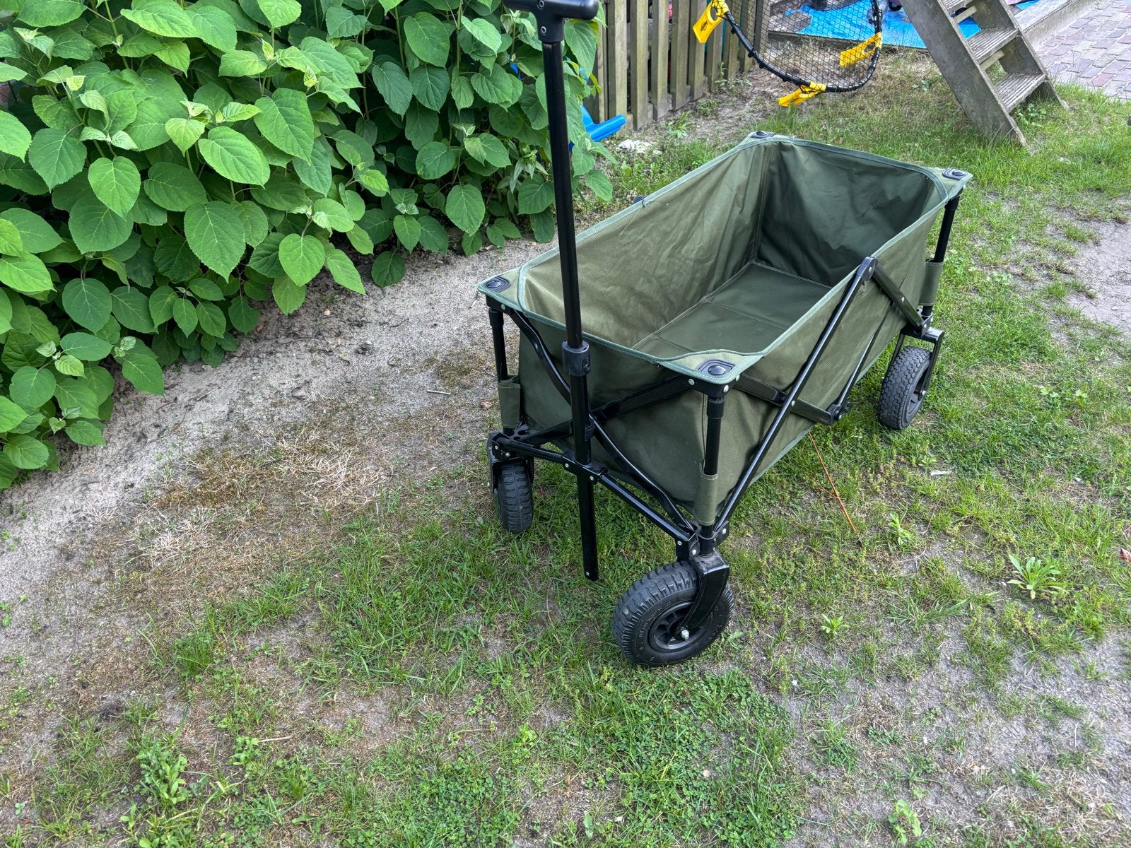 Opvouwbare bolderkar - Ideaal voor camping en strand, Caravans en Kamperen, Bolderkarren, Ophalen, Opvouwbaar, Gebruikt
