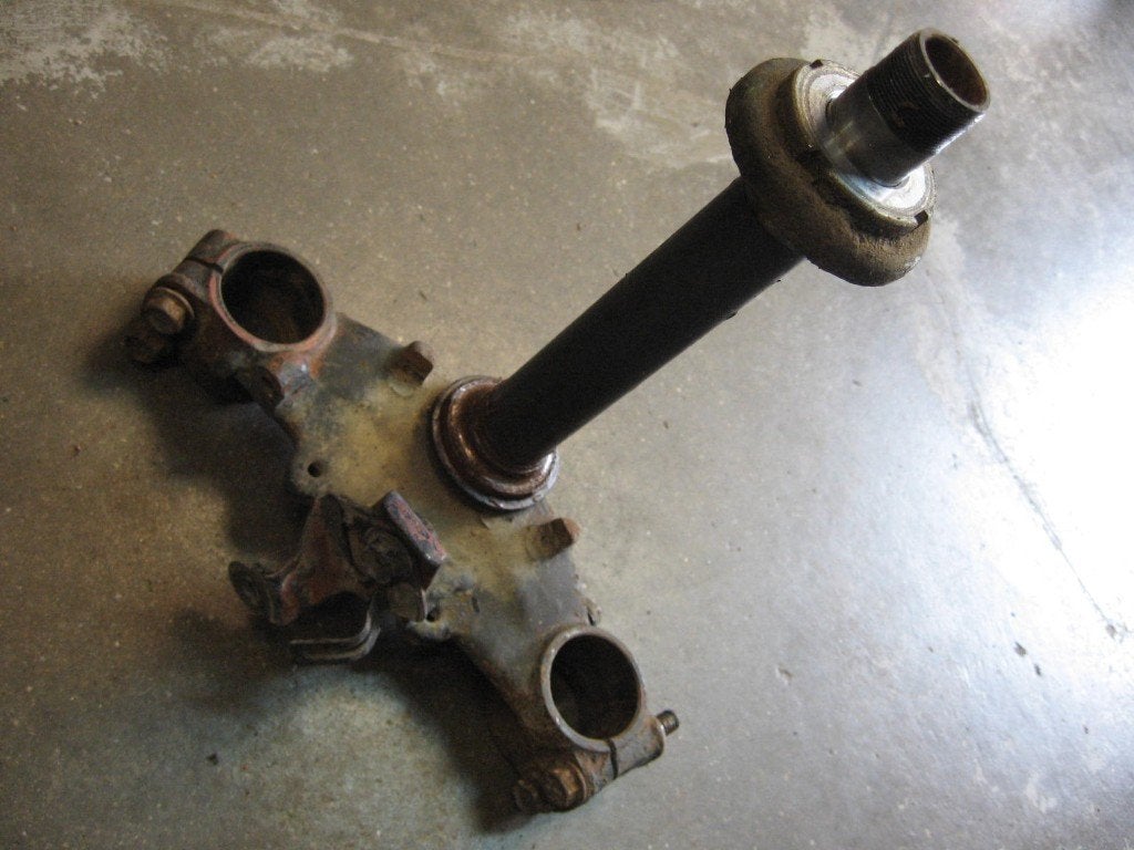 onderste Balhoofd xl500s 1980-81 bovenste xl500s 79 81 xr500, Motoren, Gebruikt, Honda, Onbekend, Ophalen of Verzenden