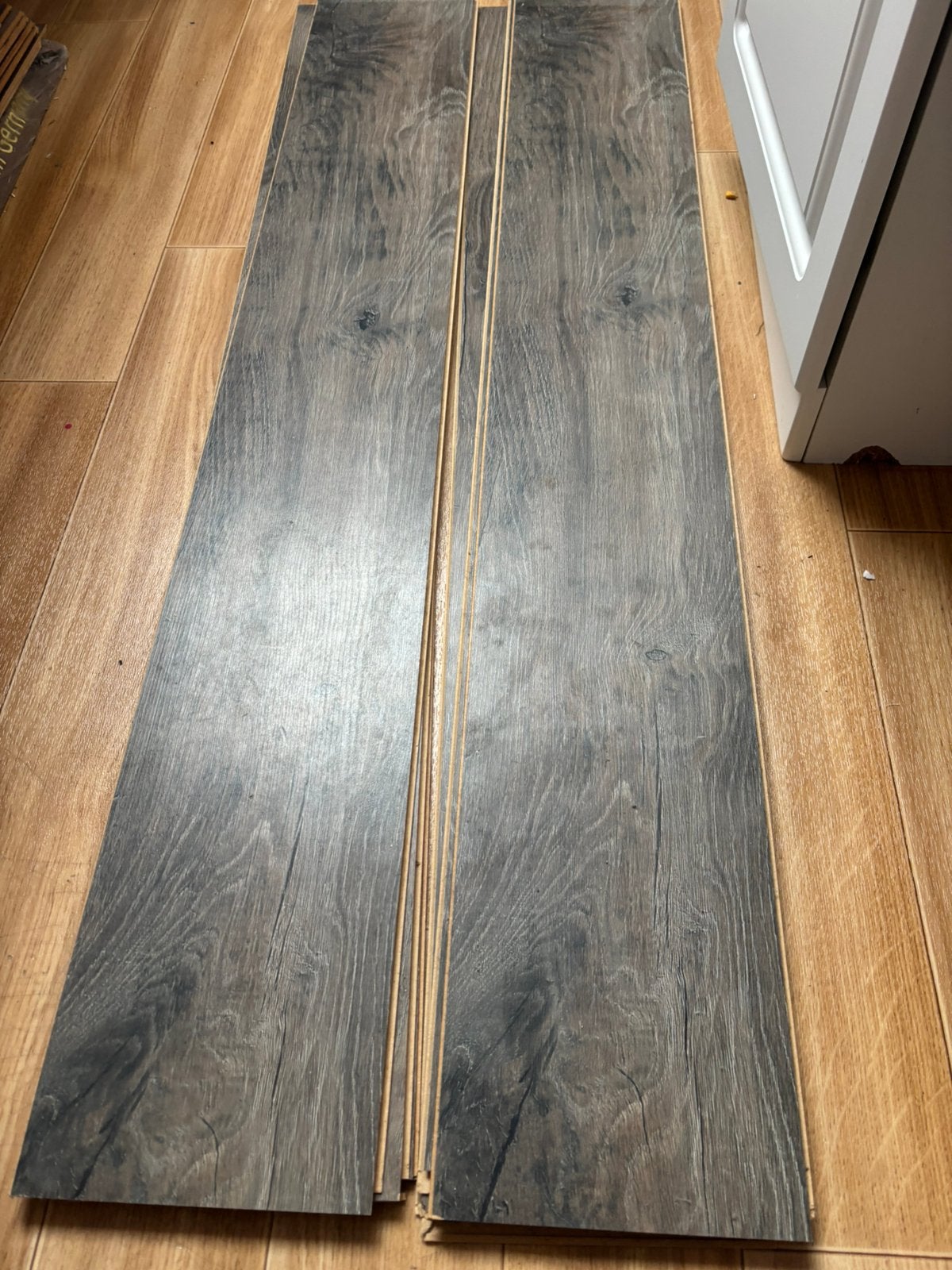 Laminaat carpet right, Ophalen, 50 tot 150 cm, Zo goed als nieuw, 10 m² of meer
