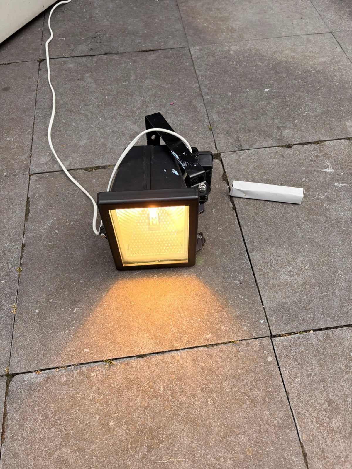 Halogeen bouwlamp / schijnwerper, Ophalen of Verzenden, Gebruikt