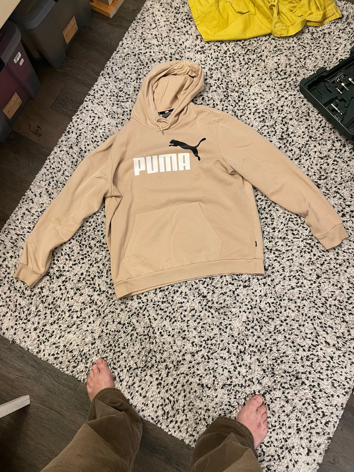 Trui puma heren xl, Kleding | Dames, Ophalen of Verzenden, Zo goed als nieuw, Maat 46/48 (XL) of groter, Zwart
