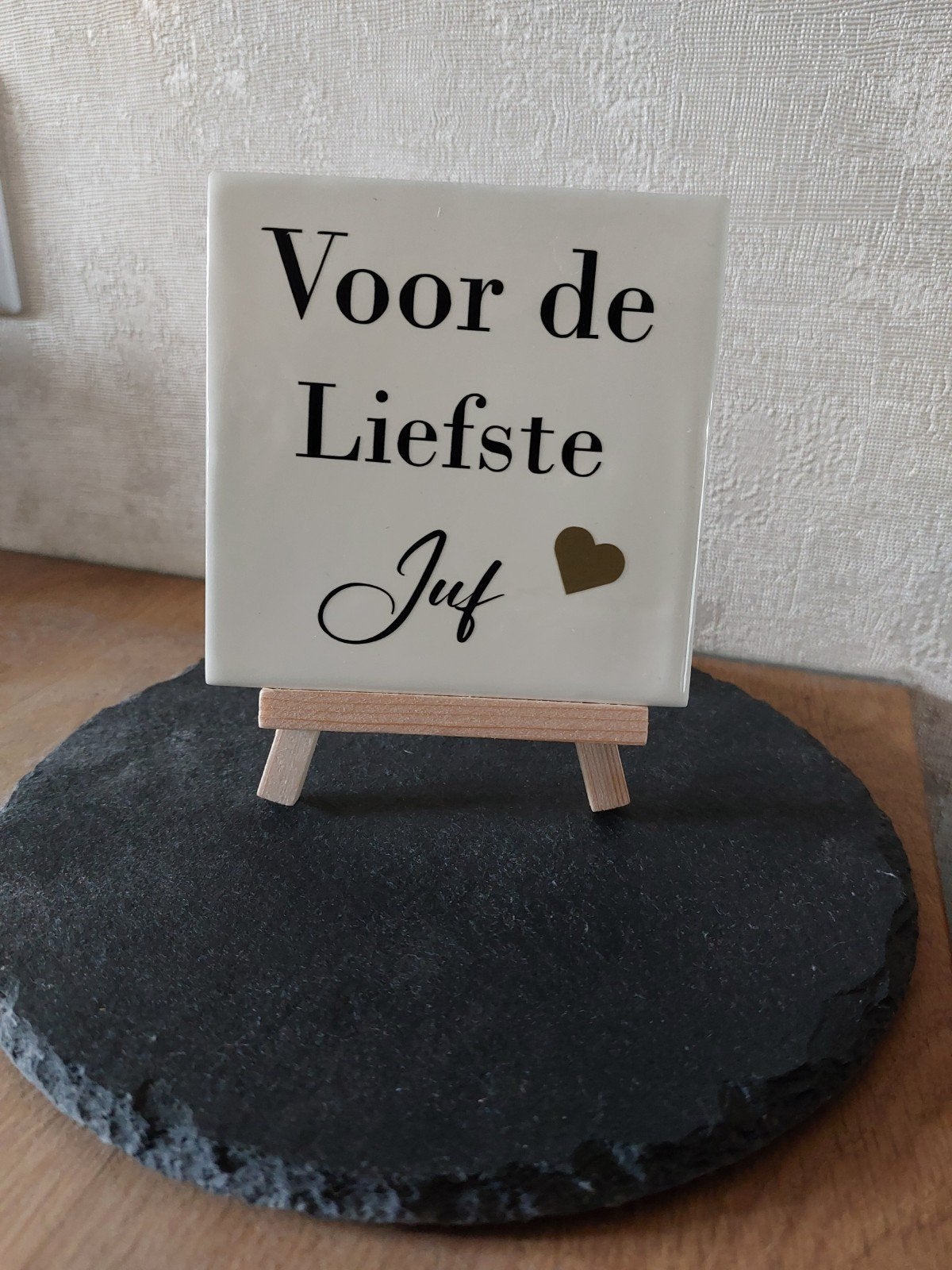Tegeltje voor juf, Ophalen of Verzenden, Nieuw