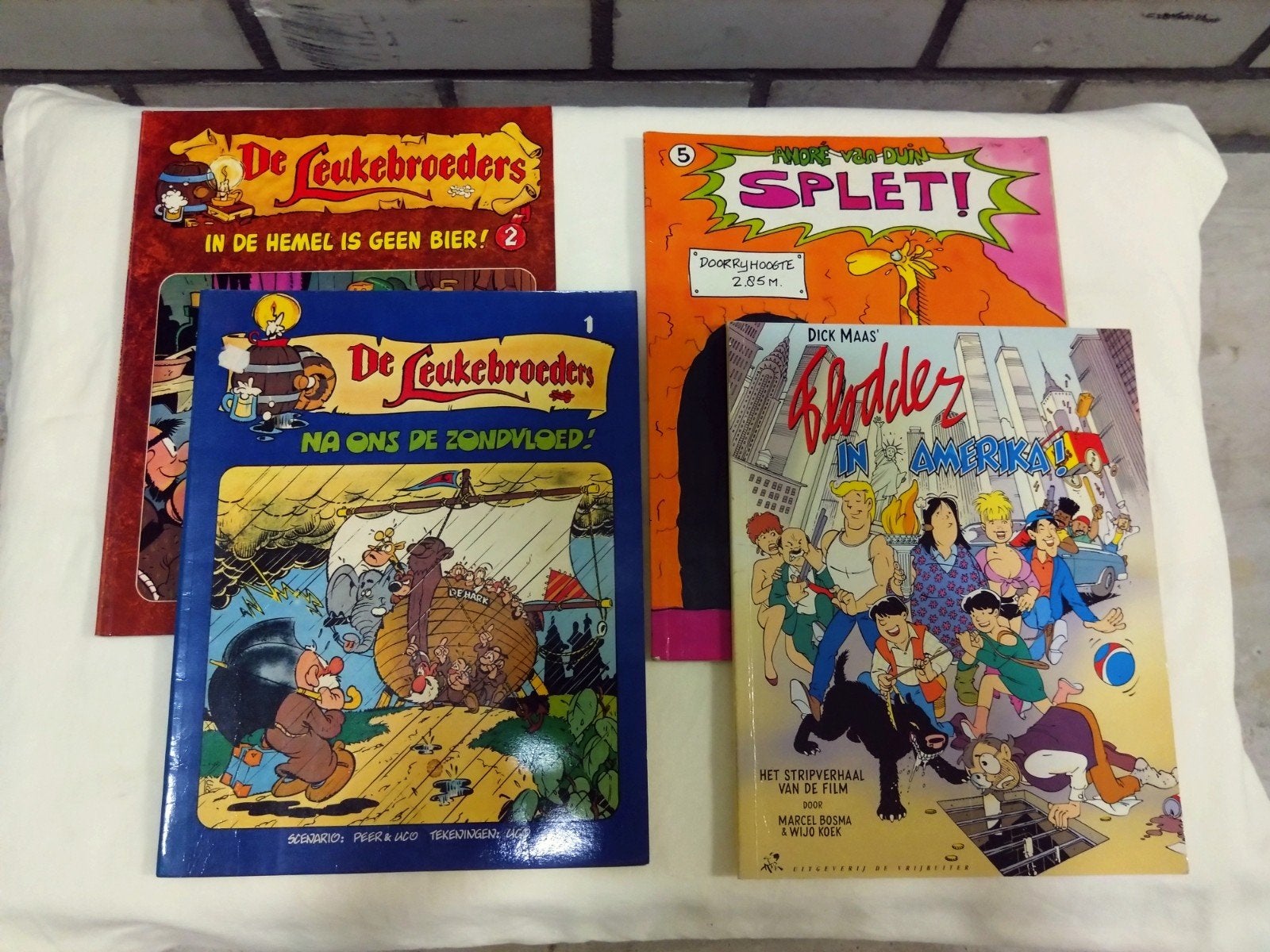 Stripboeken: De Leuke Broeders, Flodder, Splet!, Meerdere stripboeken, Ophalen of Verzenden, Gelezen, Diverse auteurs (o.a. Dick Maas)
