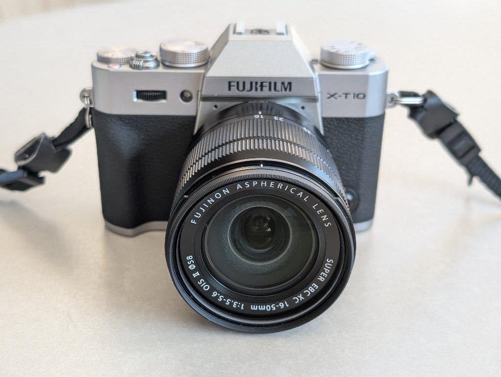 FUJIFILM X-T10 systeemcamera, Ophalen of Verzenden, Zo goed als nieuw, Fujifilm, Systeemcamera