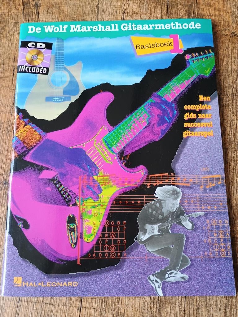 Gitaar lesboek - Inclusief CD -  Hal-Leonard - Deel 1, Muziek en Instrumenten, Ophalen of Verzenden, Les of Cursus, Overige genres