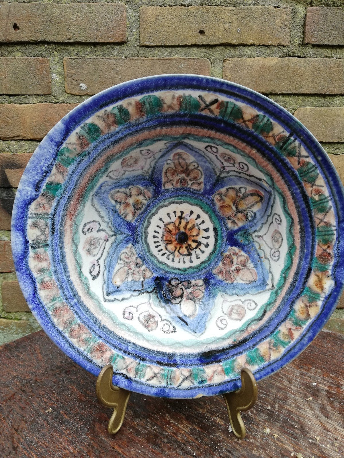 Wandbord/schaal. De Olde Kruyk. 23 cm/5.5 cm., Ophalen