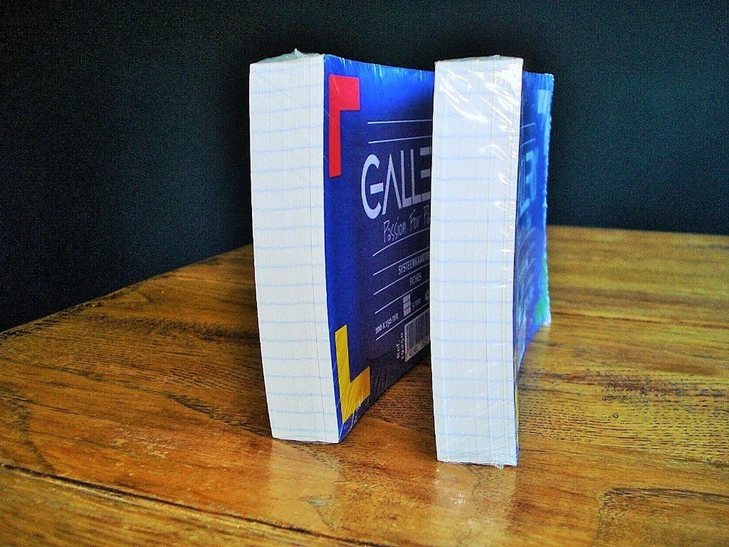 2x100 Gallery systeemkaarten wit geruit - 10x15 cm - A6, Ophalen of Verzenden, Nieuw, A6