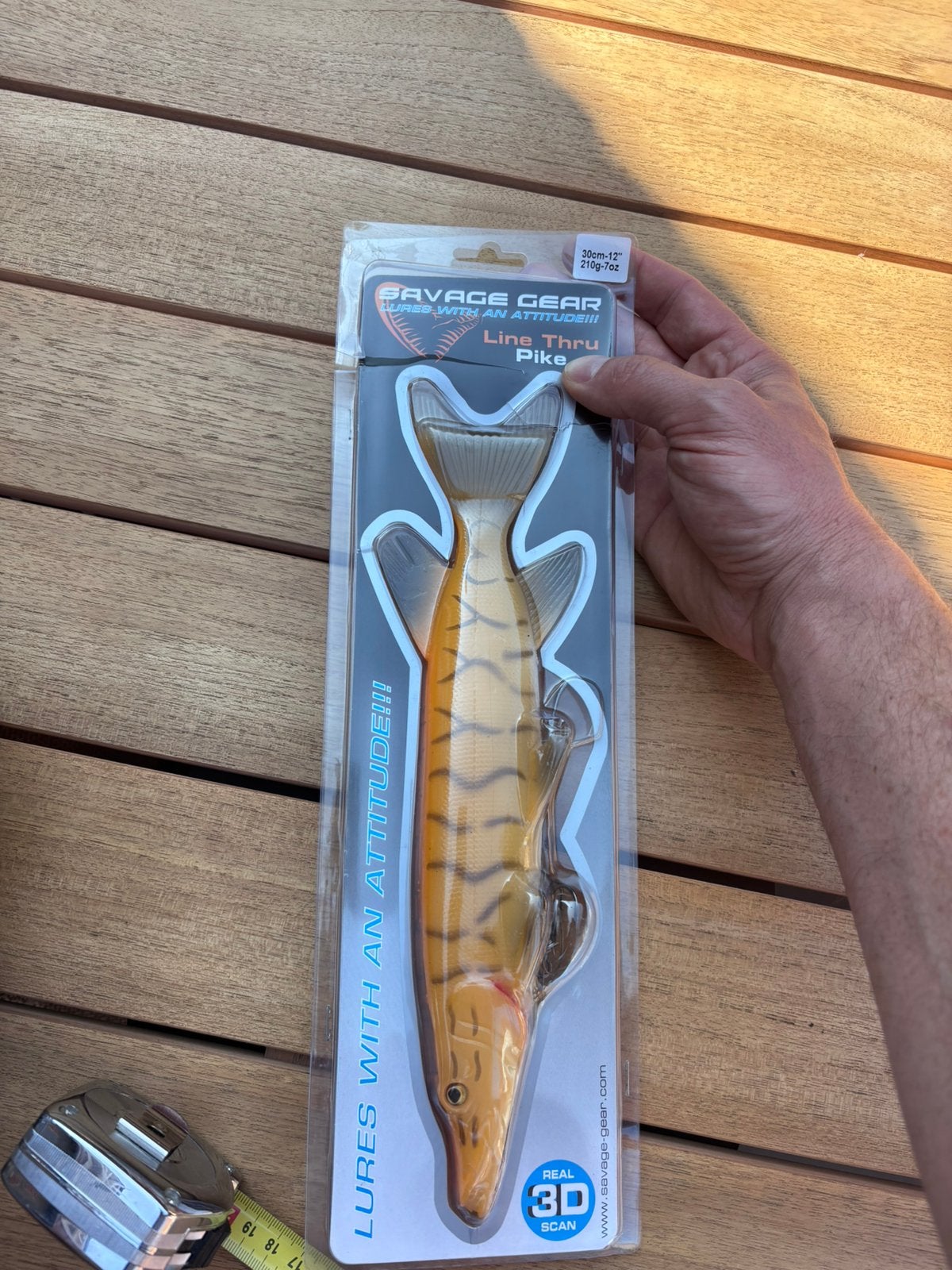 Savage gear line thru pike 30cm, Ophalen of Verzenden, Nieuw, Overige typen