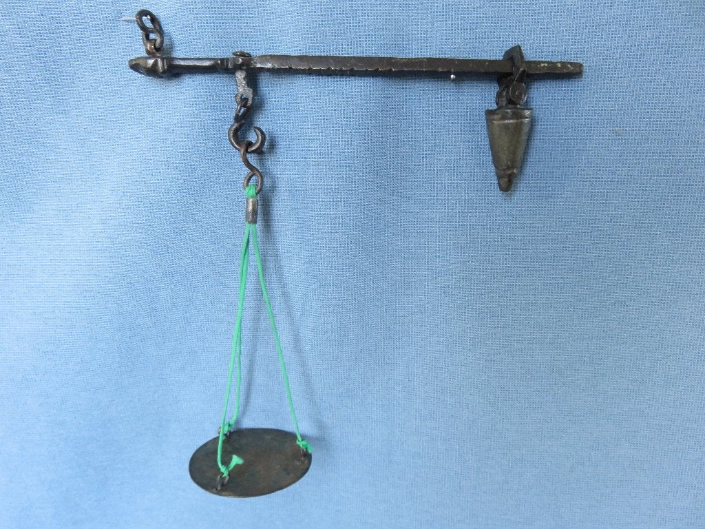 Viking - balans in brons - 8e - 11e eeuw - bodemvondst, Antiek en Kunst, Ophalen of Verzenden, Brons