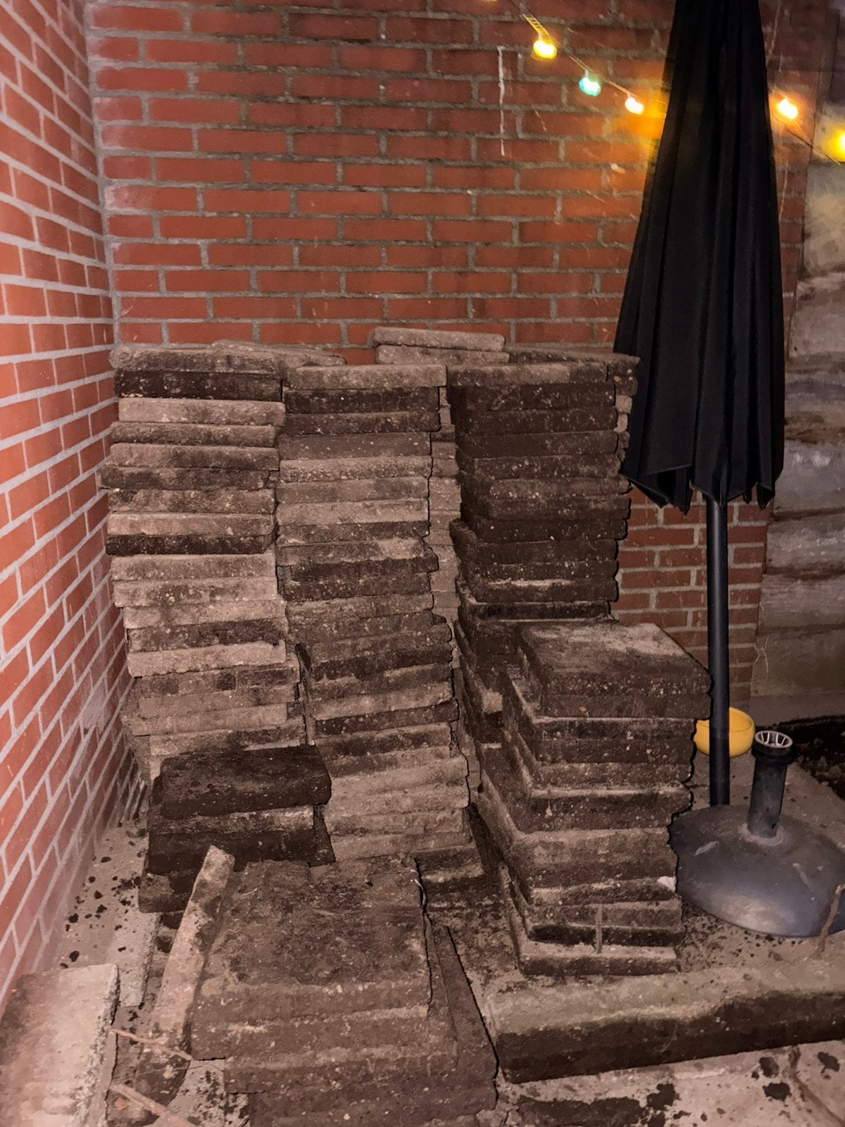 Tuin tegels gratis, Tuin en Terras, Ophalen of Verzenden, Gebruikt, Overige materialen
