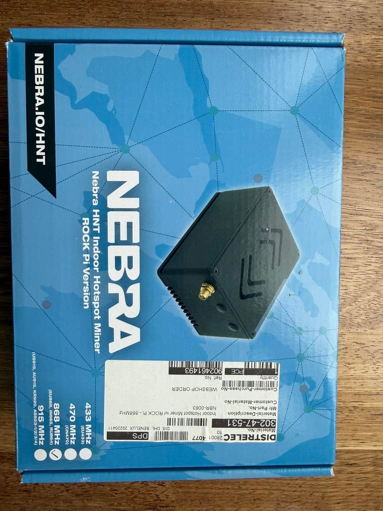 Nebra Hotspot miner, Ophalen of Verzenden, Zo goed als nieuw