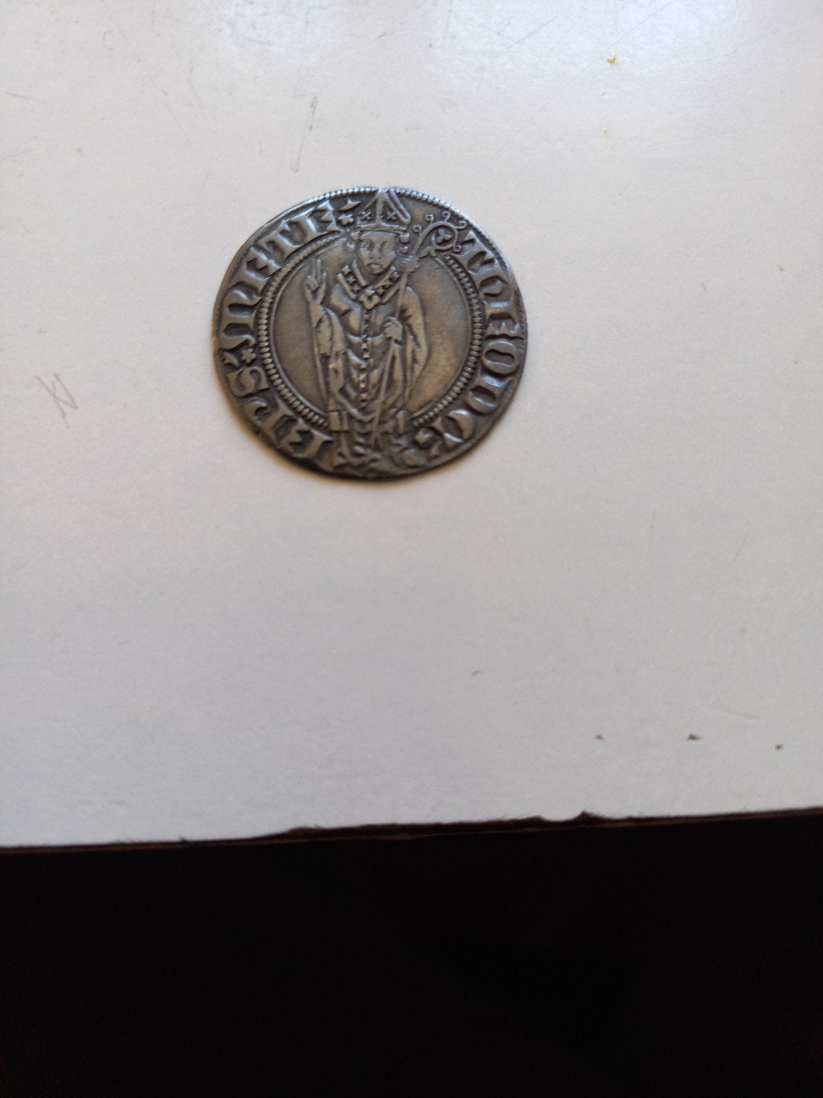 Groschen Bisdom Metz 1365 - 1384, Ophalen of Verzenden, Zilver
