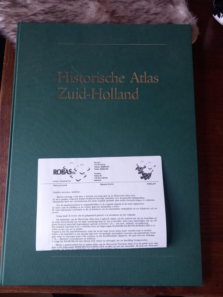 Historische Atlas Zuid -Holland   (metaaldetectie), Ophalen of Verzenden