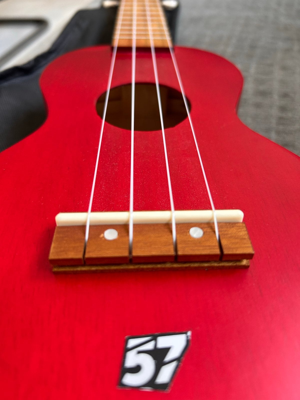 Mahalo Ukelele met hoes - Rood, Ophalen of Verzenden, Gebruikt, Ukelele