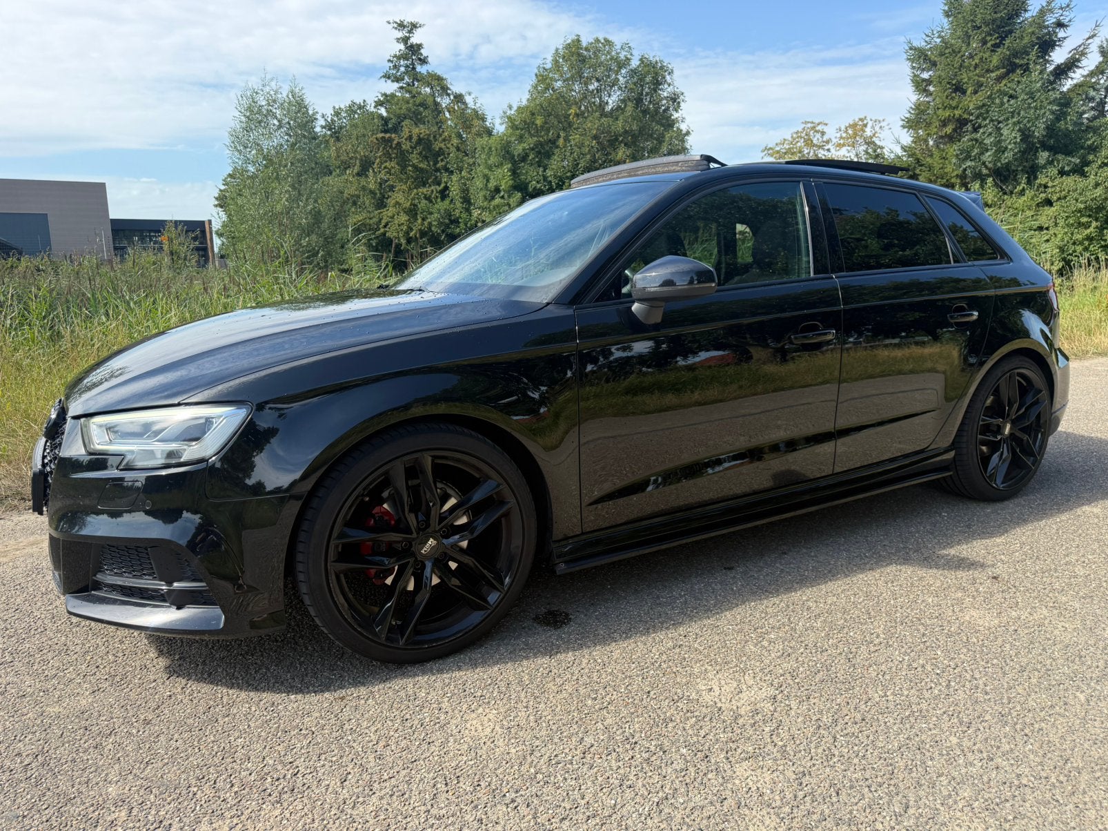 Audi A3 Sportback 35 TFSI S line – 240 PK | S tronic | Pano, Auto's, Voorwielaandrijving, Stof, Zwart, Zwart
