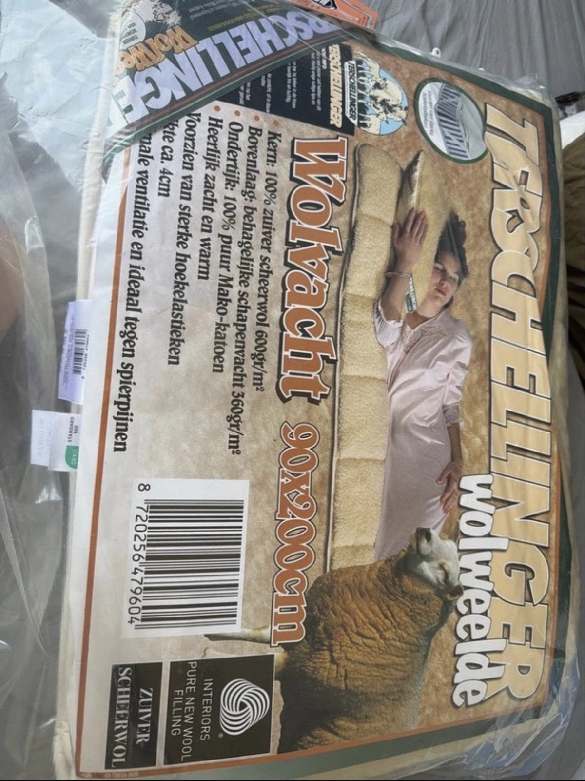 Terschellinger Wolweelde Wokacht 90x200cm - Nieuw!, Overige merken, Jongetje of Meisje, Wit, Eenpersoonsbed