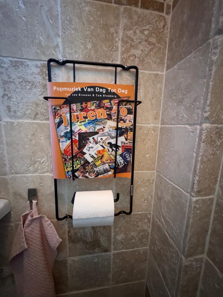 toilet rekje voor toiletpapier, Ophalen, Zo goed als nieuw, Bruin