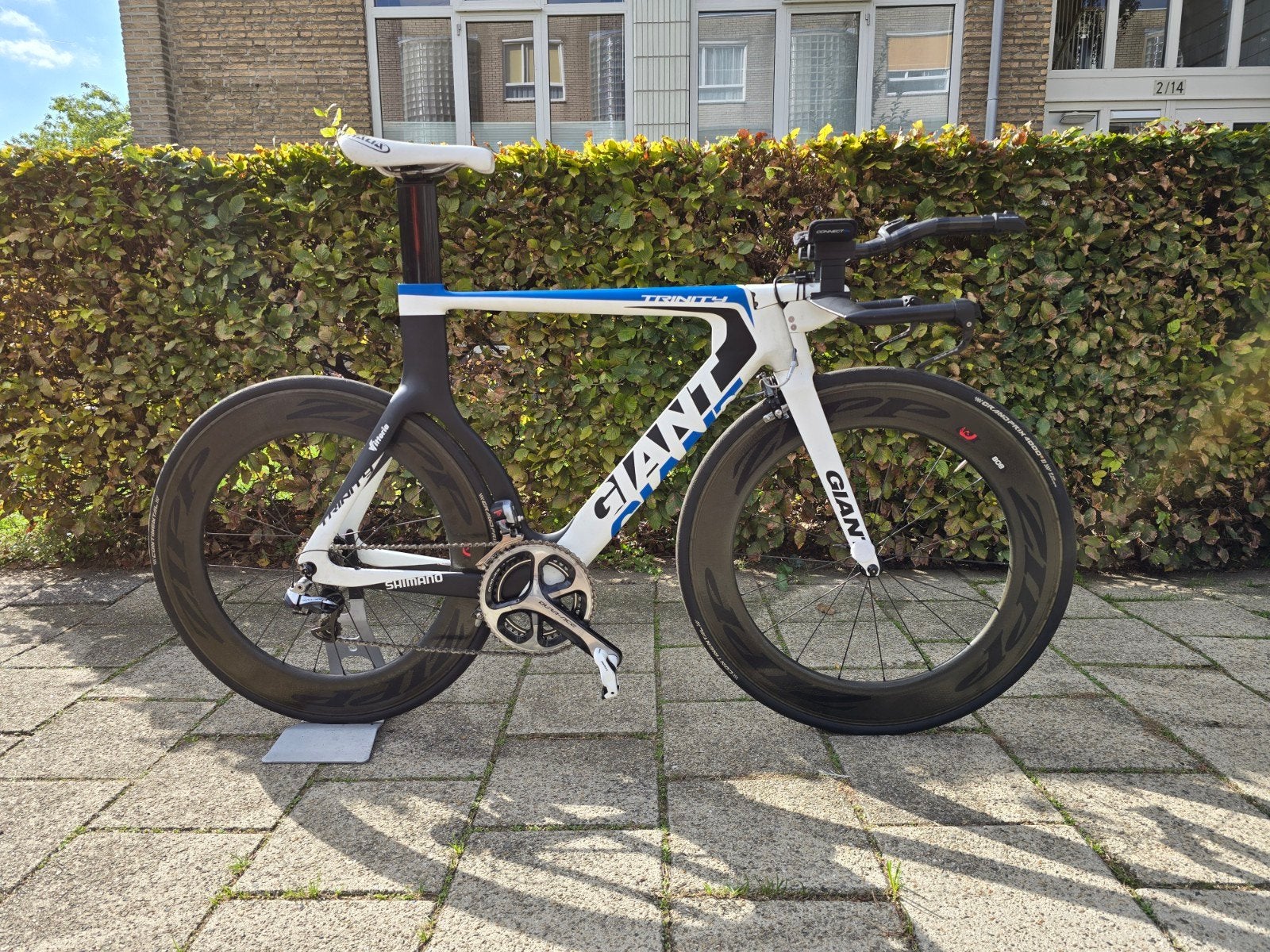 Giant Trinity Tijdritfiets - Carbon, Shimano Dura-Ace Di2, Fietsen en Brommers, Ophalen, Carbon, Giant, Zo goed als nieuw