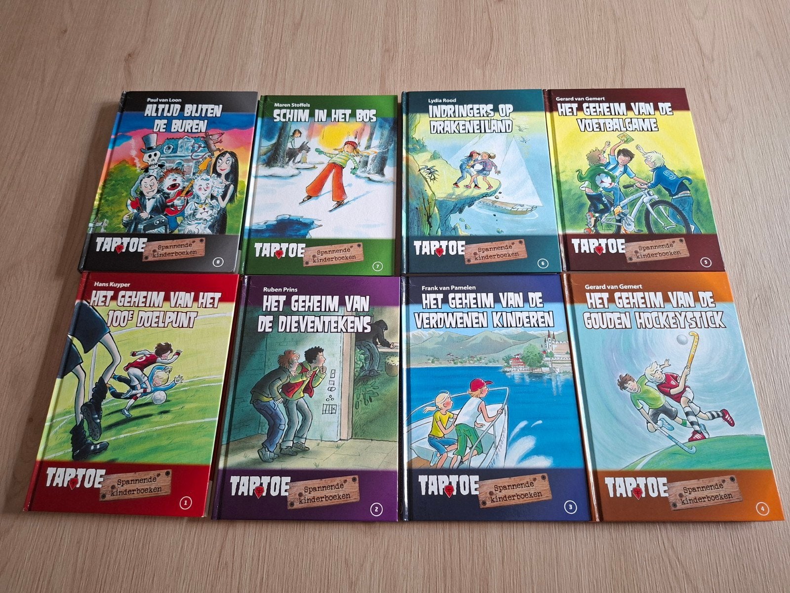 Taptoe Spannende Kinderboeken - Complete Set (8 boeken), Boeken, Ophalen of Verzenden