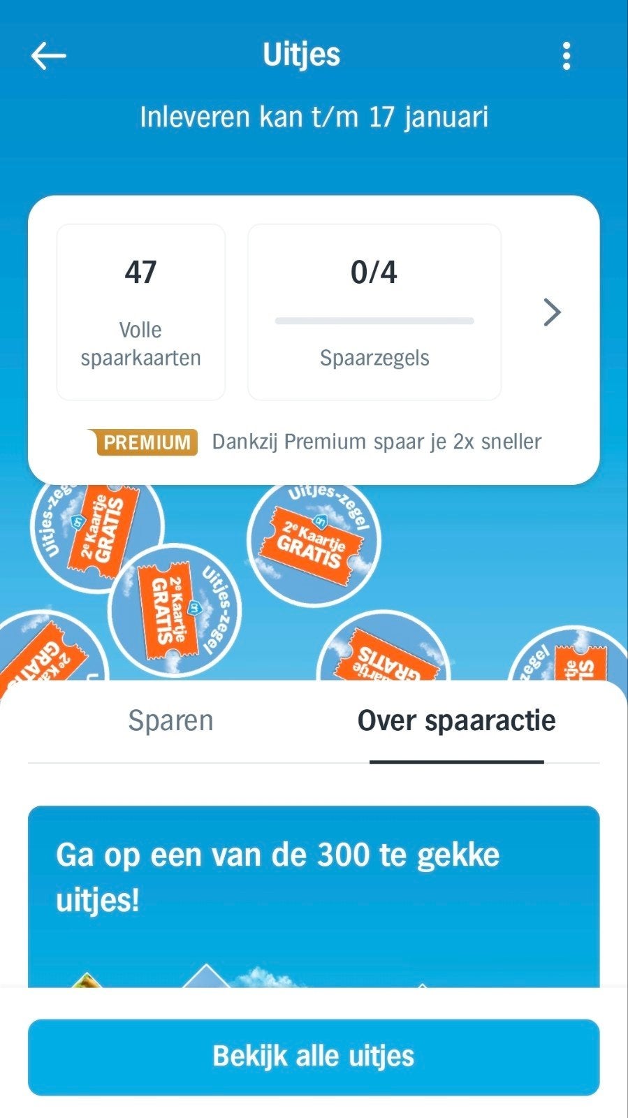 47 spaarkaarten AH uitjes, Verzamelen, Albert Heijn, Ophalen of Verzenden