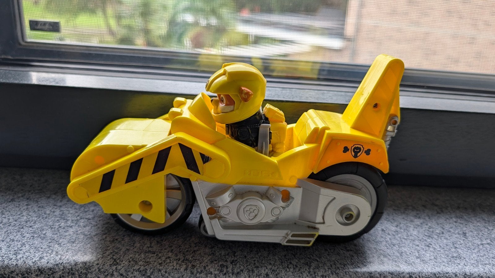 Paw Patrol Rubble's Bulldozer Motorfiets Speelgoed, Ophalen of Verzenden, Zo goed als nieuw