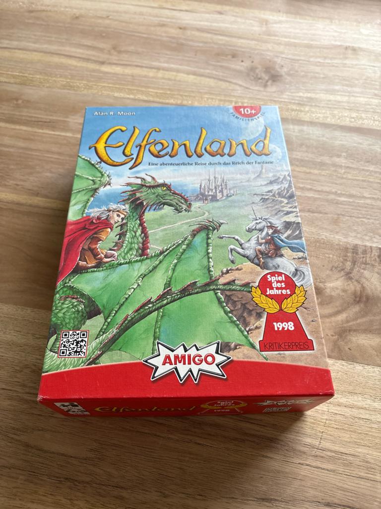 Elfenland Bordspel - Winnaar Spiel des Jahres 1998, Hobby en Vrije tijd, Gezelschapsspellen | Bordspellen, Zo goed als nieuw, Drie of vier spelers
