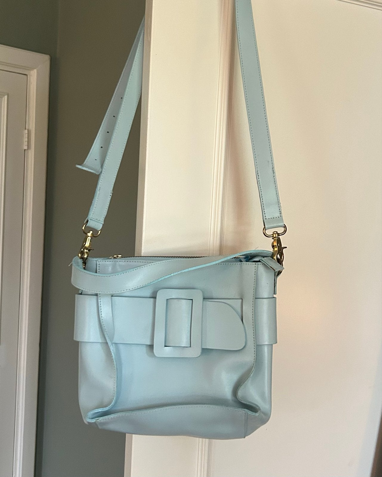 Fabienne Chapot handtas / schoudertas - Zo goed als nieuw, Verzenden, Nieuw, Blauw, Schoudertasje