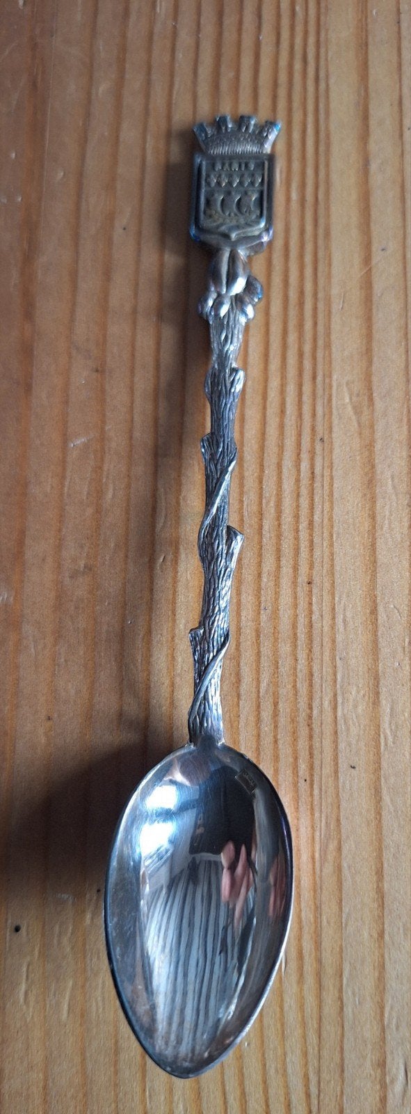 Souvenier theelepel Parijs mooi exemplaar., Antiek en Kunst, Antiek | Bestek, Ophalen of Verzenden