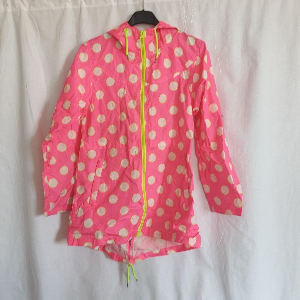 Leuke roze regenjas, met stippen. mt 164. merk Parka in a pk, Meisje, ., Ophalen of Verzenden, Zo goed als nieuw