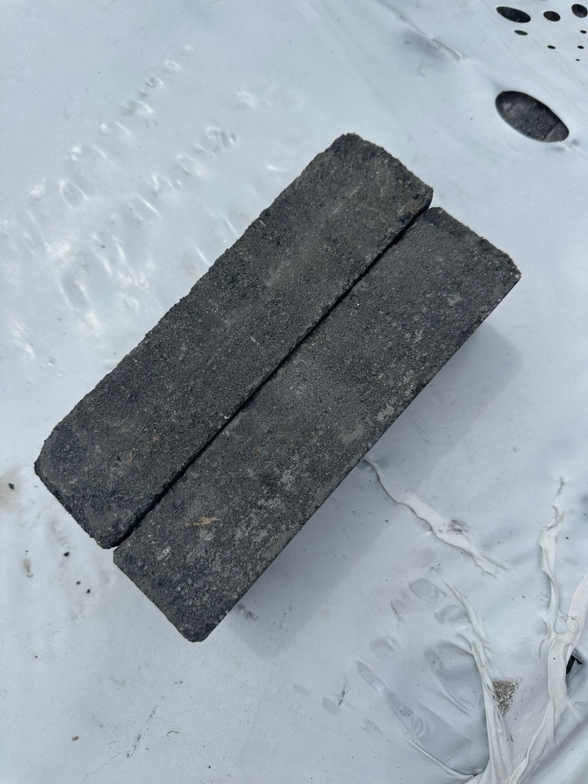 Nieuwe Waaltjes Beton Grijs Antraciet - 4,5 m², Ophalen, Klinkers, Nieuw, Minder dan 5 m²